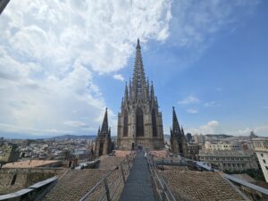 Cathedral of Barcelona Rooftop